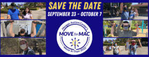 Morgan Autism Center's Save the Date for Move-for-MAC 9/23 to 10/7/2022